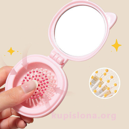 Расческа с зеркальцем Кошечка - Купи слона фото 2