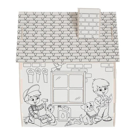 Домик-раскраска Мой гараж, 3 в 1 - Zabiaka фото 5