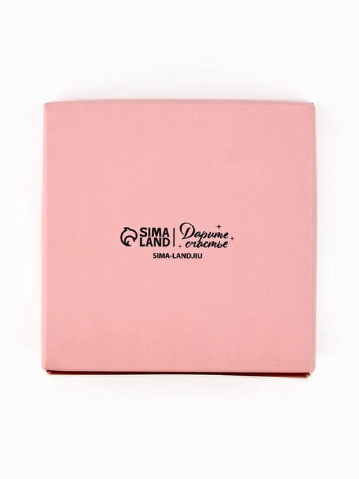 Цена за 5 шт. Коробка под бижутерию с окном Бабочка, 7.5?7.5?3 см