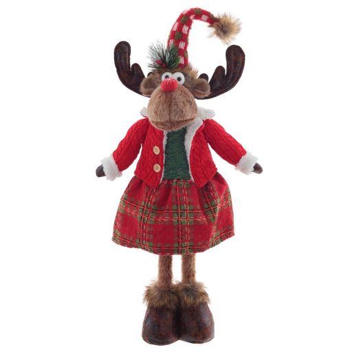 Игрушка набивная "Олень", L27 W16 H76/42 см, 2в.