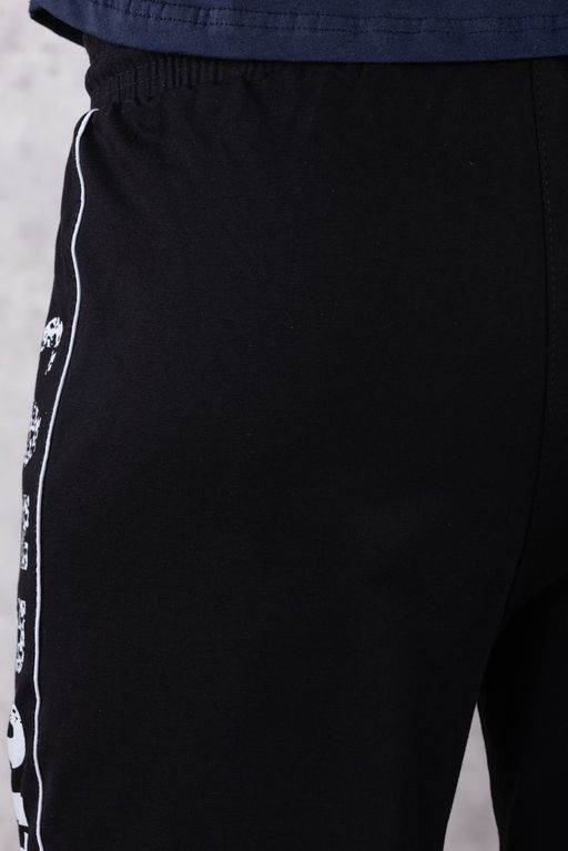 Брюки спортивные 
 3.MM123A-чёрный