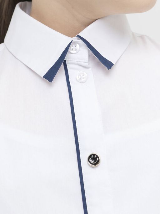 PELICAN, блузка для девочек, Белый  фото 6