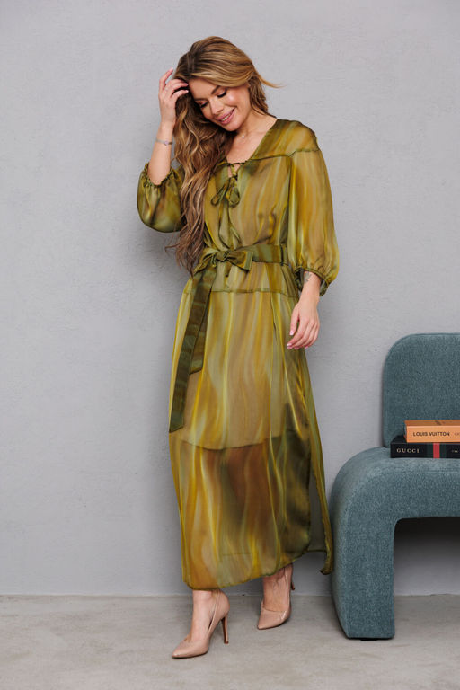 Платье AMORI 9827 трава  фото 3