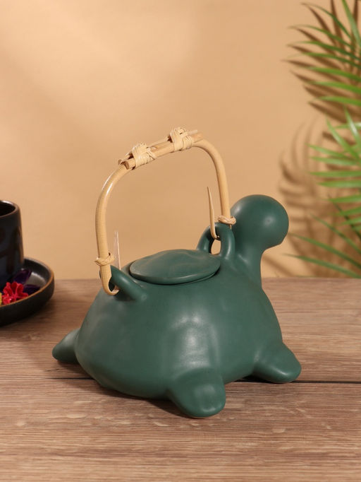 Чайник заварочный Черепаха, керамика, зелёный - Simaland фото 3