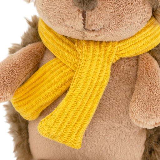 Мягкая игрушка Ёжик Колюнчик: в жёлтой шапке, 15 см