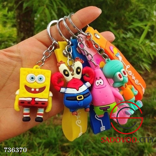 Набор мультяшных брелков, 3 шт