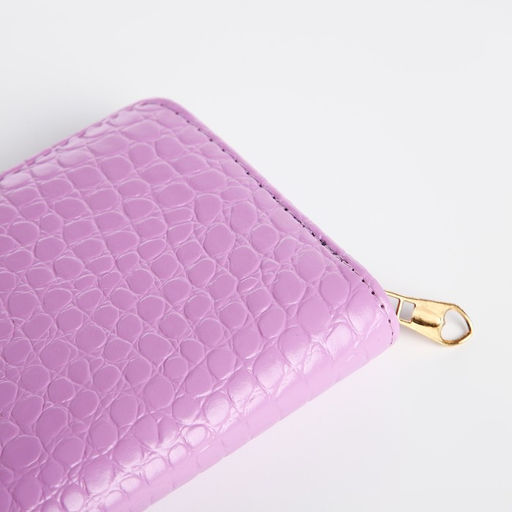 Кошелёк на молнии, цвет сиреневый - Simaland фото 3