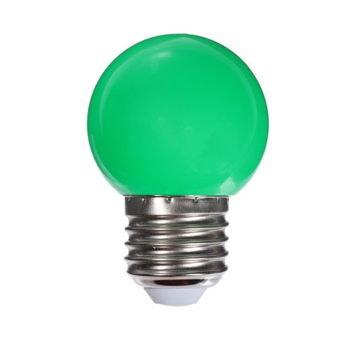 Лампа светодиодная Luazon Lighting, G45, Е27, 1.5 Вт, для белт-лайта, набор 20 штук, свечение мульти