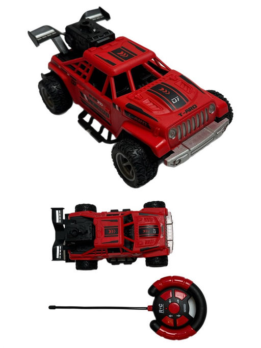 Р/У на аккумул. "JT TOYS" 20см (1:18) "Джип" (JT665) USB; пар с пульта, свет фар; 2 цвета