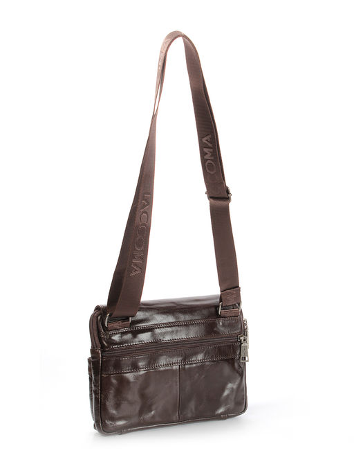 LACCOMA сумка VIN33557-1-коричневый натуральная кожа хлопок