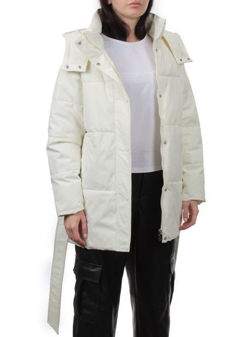 S24-299 MILK Куртка демисезонная женская (100 гр. холлофайбер) - Fashion фото 6