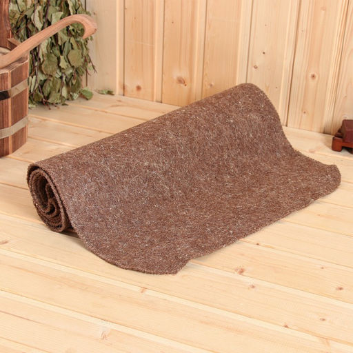 Лежак для бани Классический, войлок, темный, 150х50см - Добропаровъ фото 4