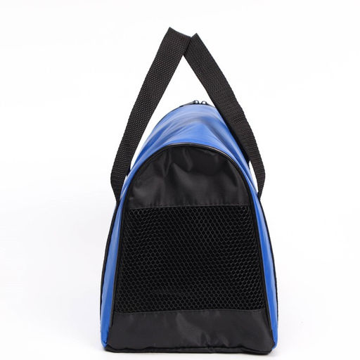 Сумка - переноска для животных Туннель, нейлон, 33 х 19 х 23 см, васильковый - Пижон фото 3