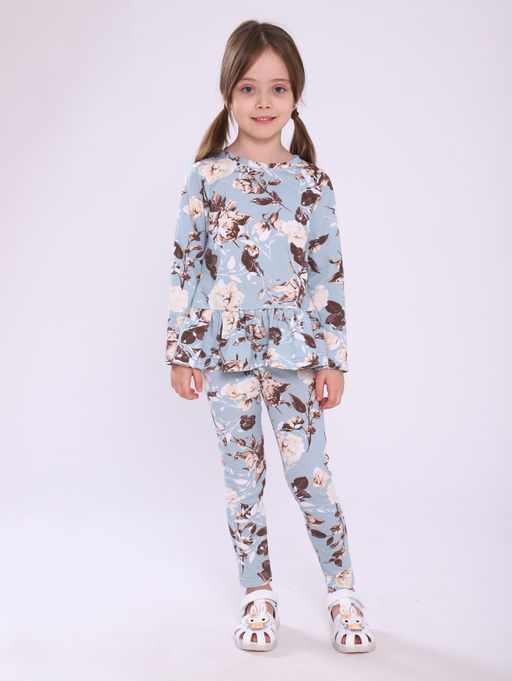 КМ151 Костюм Модница (голубой; белый) - Милаша фото 3