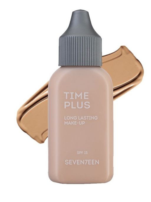 Seventeen Тональный крем длительного действия т.2 "TIME PLUS LONGLASTING MAKE UP" Светло-бежевый