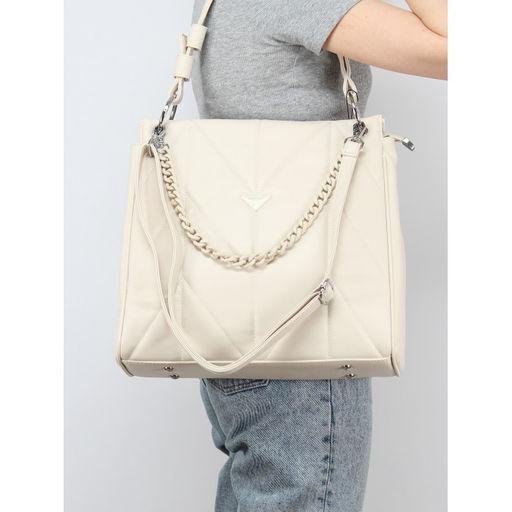 Сумка женская искусственная кожа Marrivina-22225-1, 1отд+карм/перег, плечевой ремень, бежевый SALE 260230 - Adelia фото 5