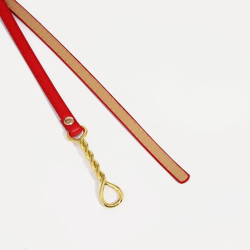 Ремень женский, ширина 1 см, пряжка металл, цвет красный - Simaland фото 2