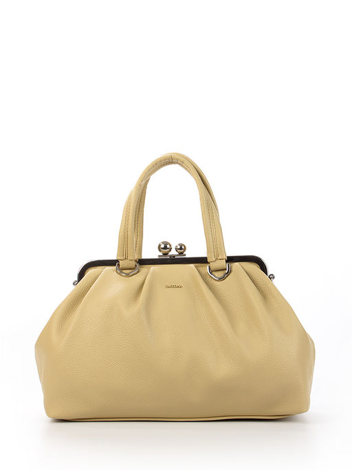 LACCOMA сумка Аурора-Y2005-желто-бежевый эко кожа хлопок