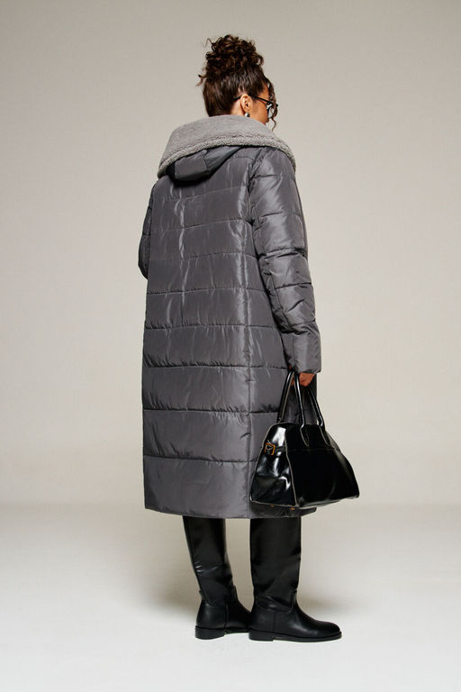 Пальто Beautiful Free 8017 графит