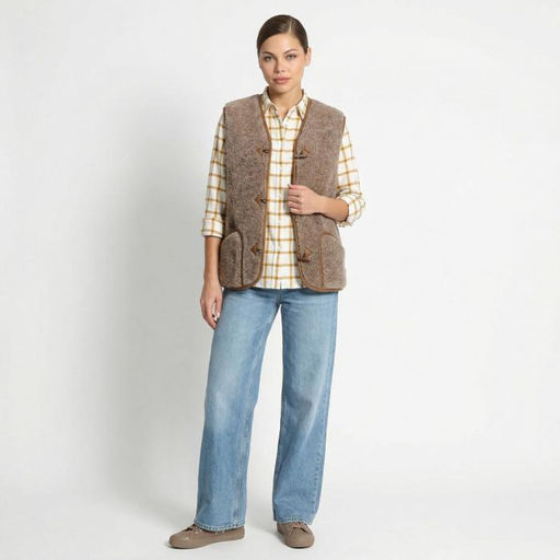 Жилет арт.1212-02/пуг. КЛАССИКА Марроне - Altro фото 2