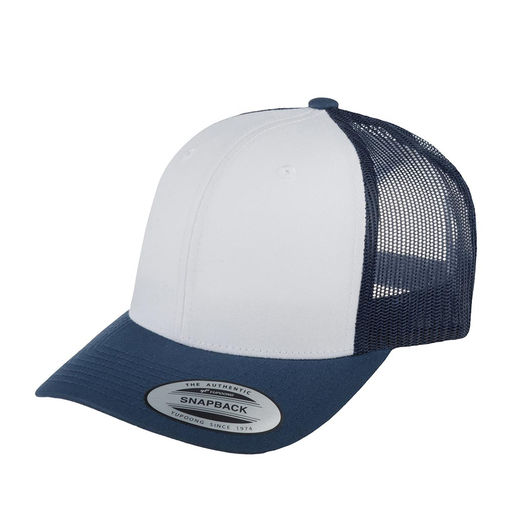 Бейсболка FLEXFIT арт. 6606W (белый / голубой)