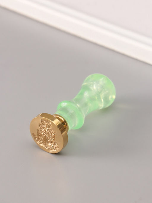 Подарочный набор для сургучной печати «Растение», печать, ручка, сургуч, 12.5×10×3.6 см