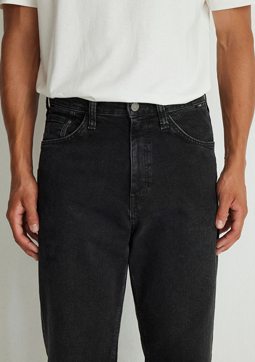 Toronto Street Koyu Gri Comfort Jean Pantolon - Mavi фото 8