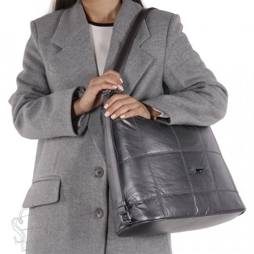 Сумка женская 69192 silver gray Velina Fabbiano-Safena в Новосибирске  фото 2