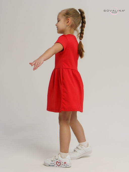 Платье Лето красный-лав - Sovalina фото 10