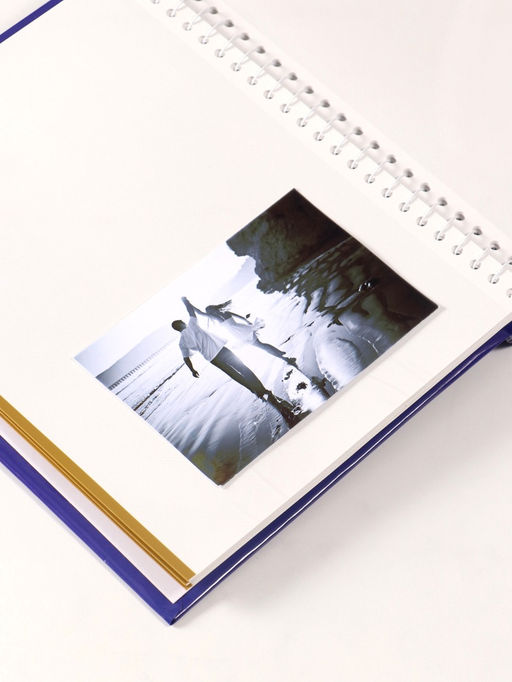 Фотоальбом магнитный на 20 листов Люблю тебя до луны, синий, тиснение серебро, 29?24?2 см