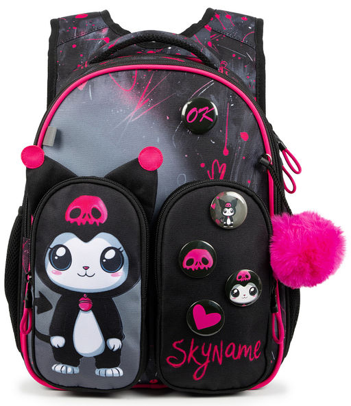 Рюкзак SkyName R9-16 + брелок мишка + значки  фото 2