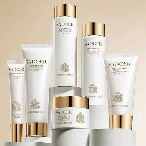 SADOER Антивозрастной подарочный набор уходовой косметики для лица White truffle 6 в 1  фото 8