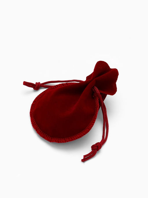 Набор мешочков бархатных набор 100 шт. 7×9, бордовый