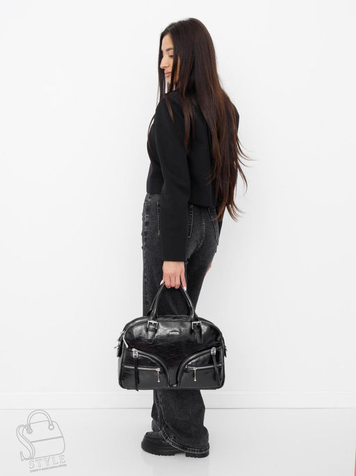 Сумка женская  5610L black Velina Fabbiano-Safenta  в Новосибирске