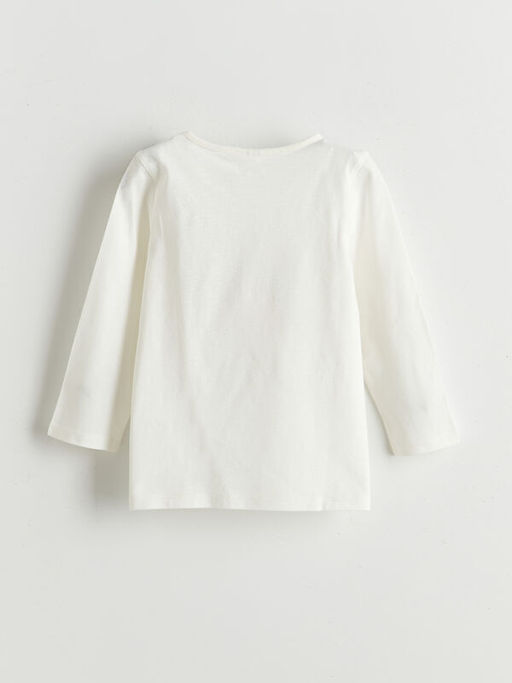 Bisiklet Yaka Bask?l? K?z ?ocuk Pijama Tak?m?