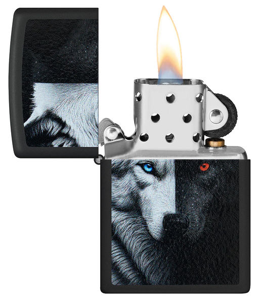 Зажигалка ZIPPO Два волка | Two Wolves 46694  фото 3