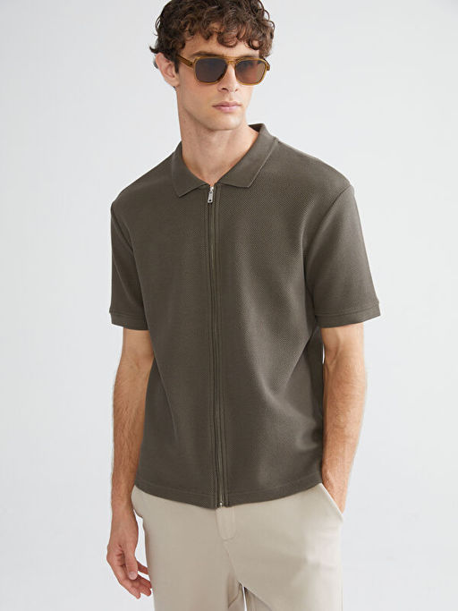 Regular Fit K?sa Kollu Erkek G?mlek