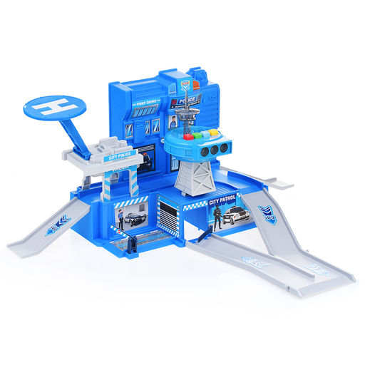 Игровой набор "Аэропорт" в коробке (синий)