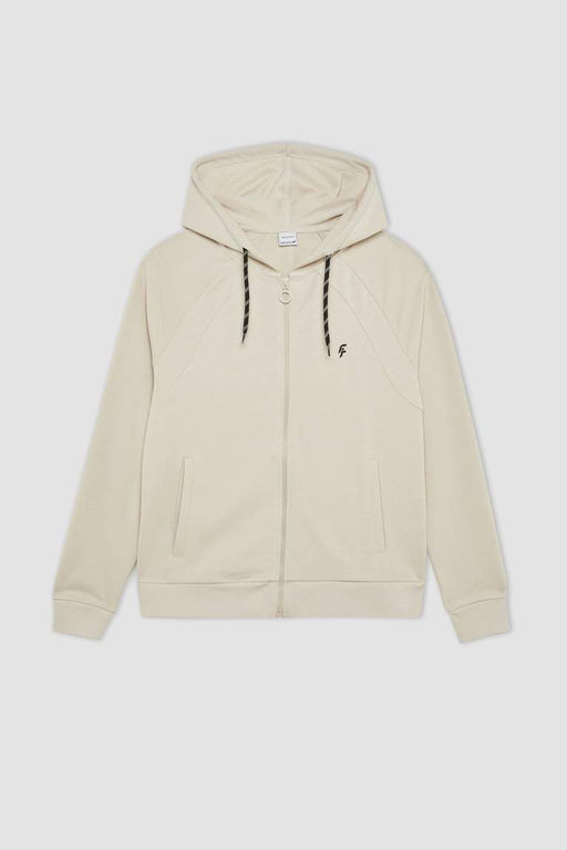 DeFactoFit Толстовка с капюшоном и молнией стандартного кроя фото 9