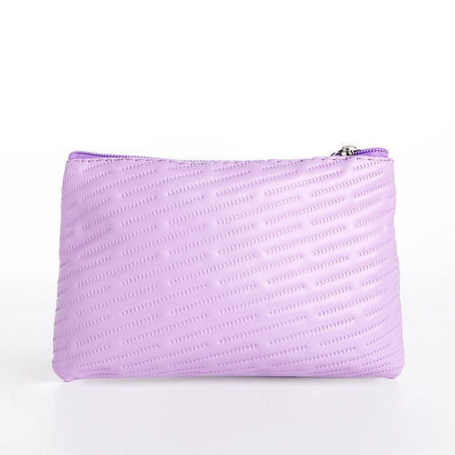 Косметичка на молнии, цвет сиреневый - Simaland фото 2