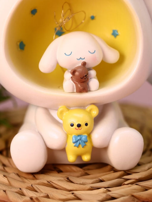 Копилка - ночник Plush friends, blue (14,5 см), пластик