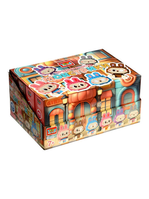 Конструктор 3D «Монстрики», 154 детали