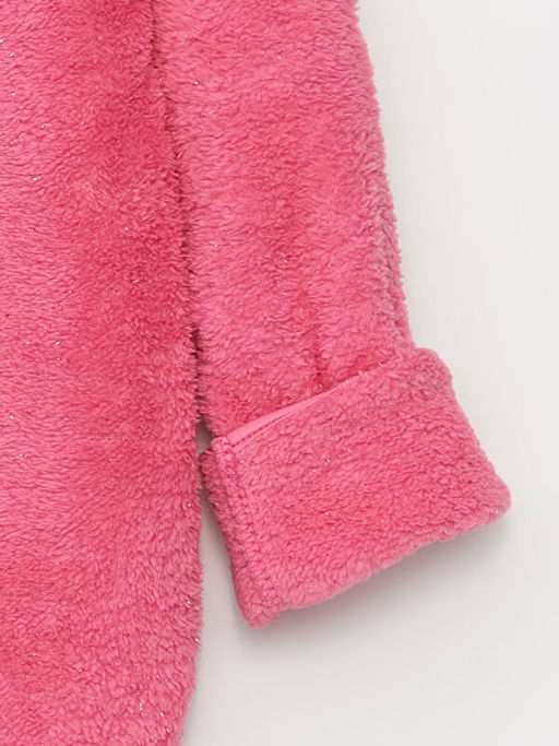 Dik Yaka Nak??l? Uzun Kollu Pel?? K?z ?ocuk Sweatshirt - Waikiki фото 2