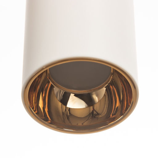 Светильник «Рум» GU10 10 Вт бело-золотой 8×18×14 см