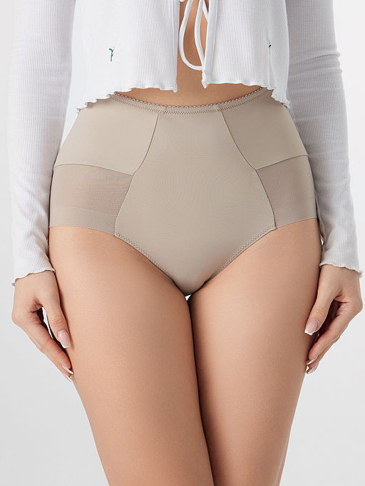 Цена за 2 штуки! Трусы макси женские бежевые - Mark formelle фото 2