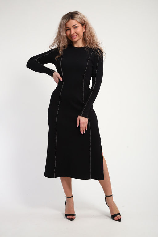 Платье женское кашкорсе со швом ПлЖ-01