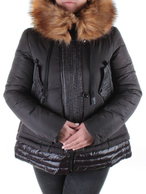 H1053 BLACK Куртка демисезонная женская Enovich - Фабричный китай фото 2