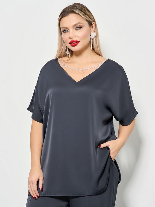 Костюм 0001-7а чёрный - Aquarell фото 20