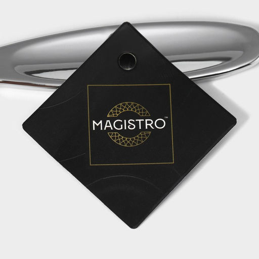 Нож для пиццы и теста Magistro Volt, нержавеющая сталь, серебристый  фото 7