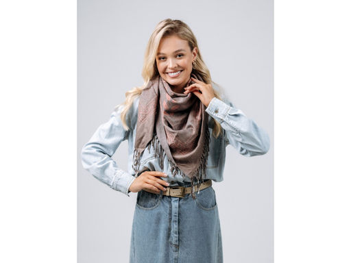 Платок Lanotti двухсторонний Симфония форм/№63